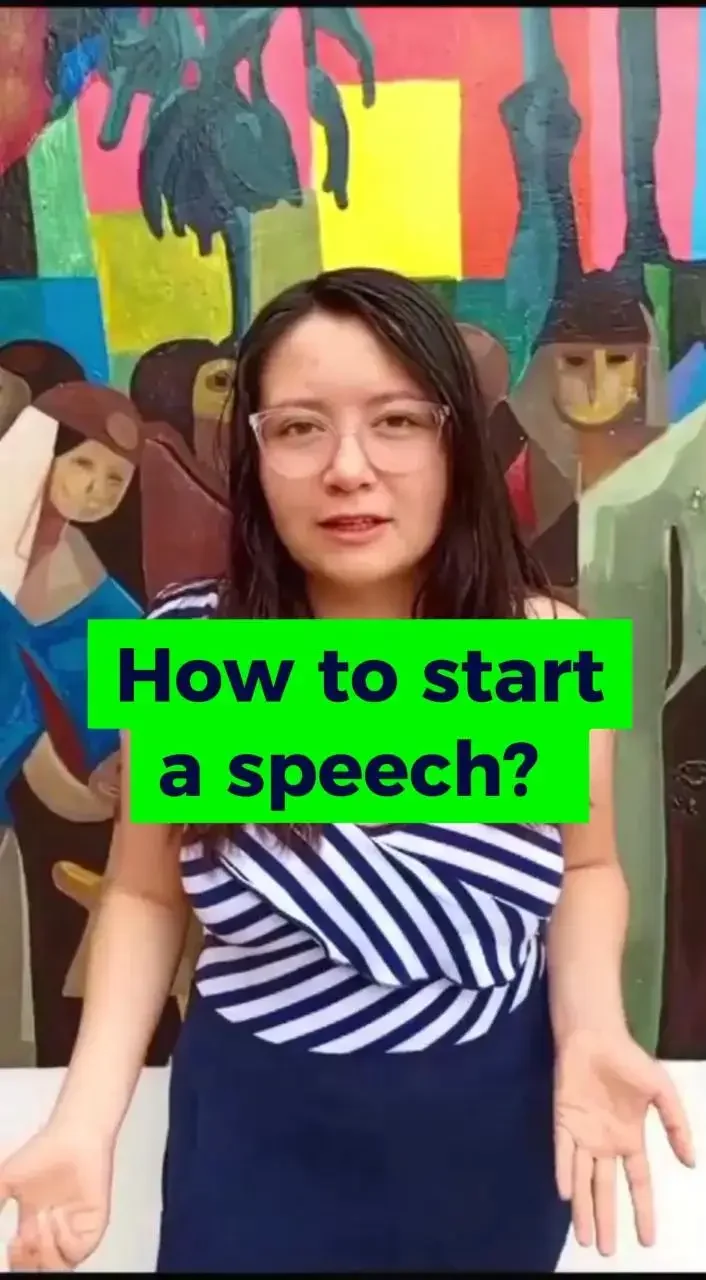 How to start a speech Aprende ingles con 88 ingles